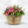 Home delivery of original flowers. Forest flowers basket