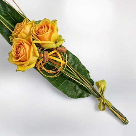 Bouquet of Yellow Roses Color of Friendship Roses Home Delivery